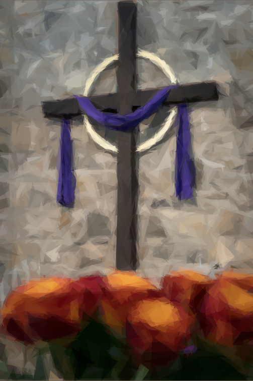 Lent Cross Art
